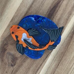 Erstwilder Nishikigoi Brooch fish pin NWOT